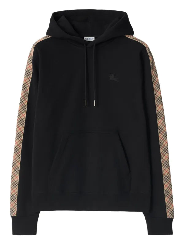 Burberry check-trim Cotton Sweetshirt