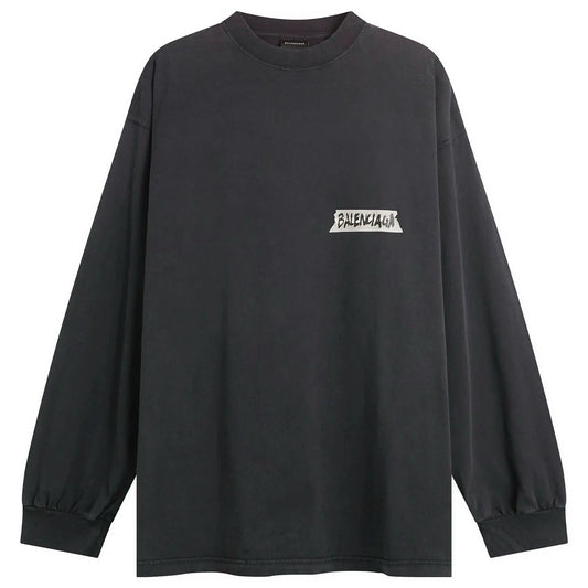 Balenciaga Oversized logo-print hoodie