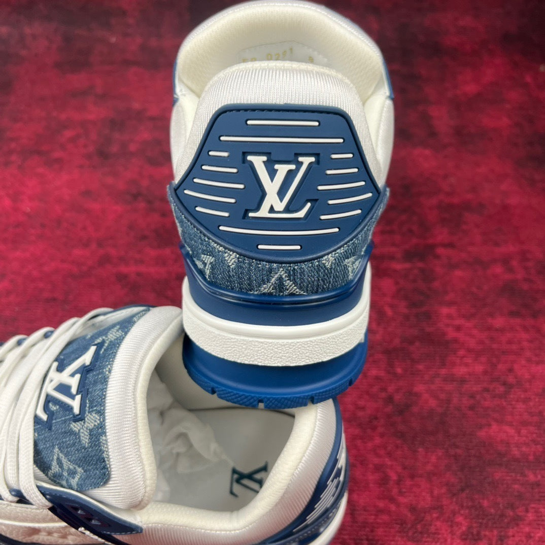 Louis Vuitton Trainer Monogram Denim Sneaker
