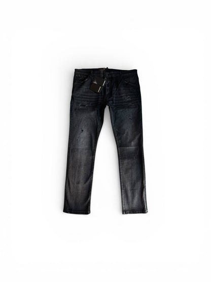 Dsquared2 Distressed Denim Black Jeans
